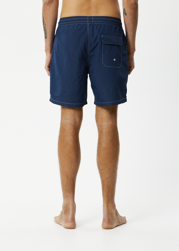 Afends Baywatch - Swim Short 18" Navy