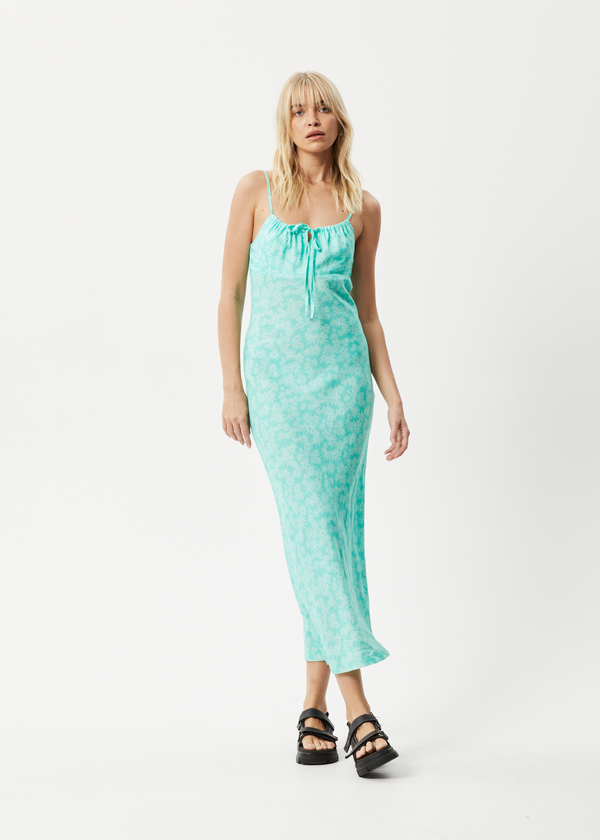 Afends Benny - Maxi Dress Jade Daisy