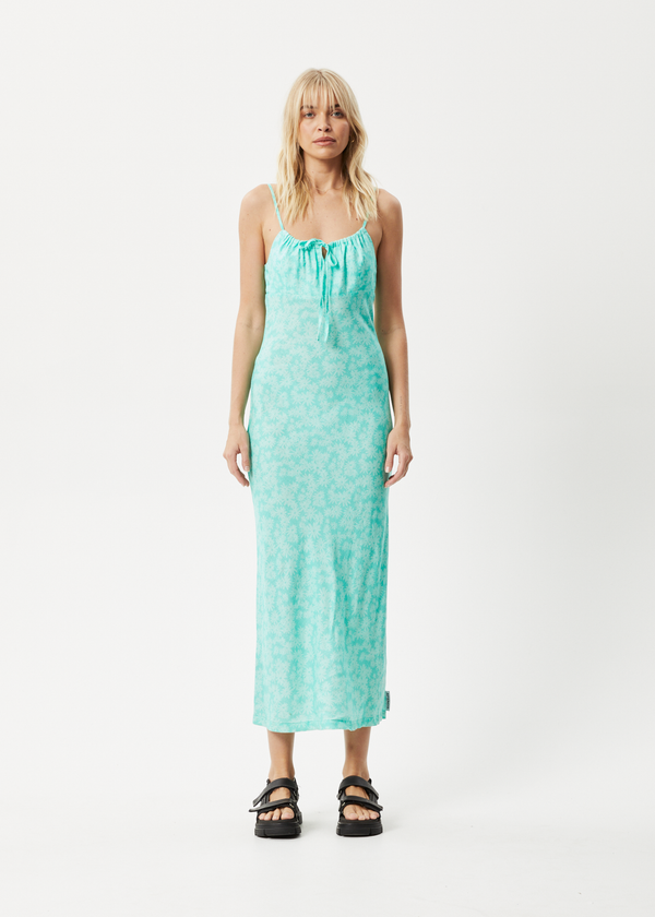 afends Benny - Maxi Dress Jade Daisy