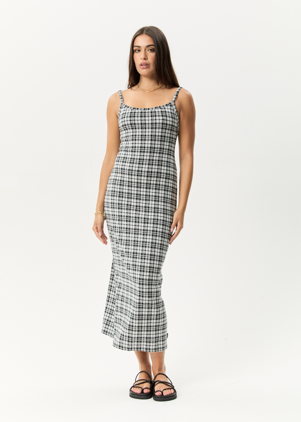 afends Blair - Maxi Dress Black / White