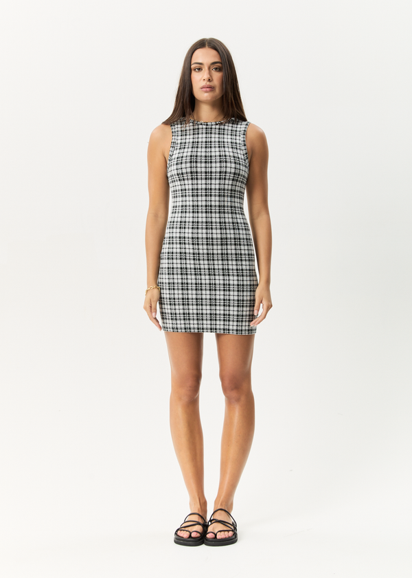 afends Blair - Mini Dress Black / White