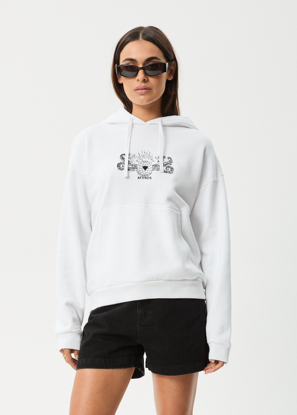 afends Bonfire - Hoodie White