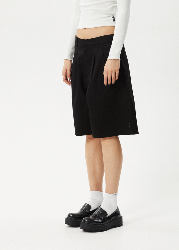 Afends Brakes - Pleat Short Black