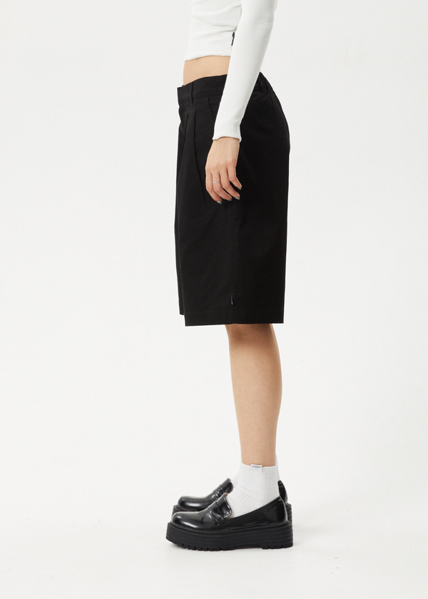 Afends Brakes - Pleat Short Black