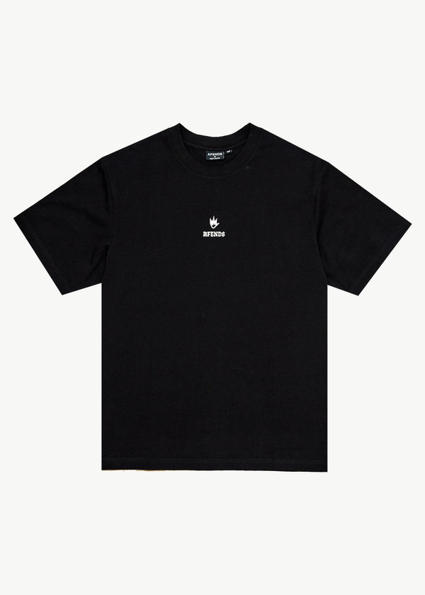 afends Burnin - Retro Tee Black