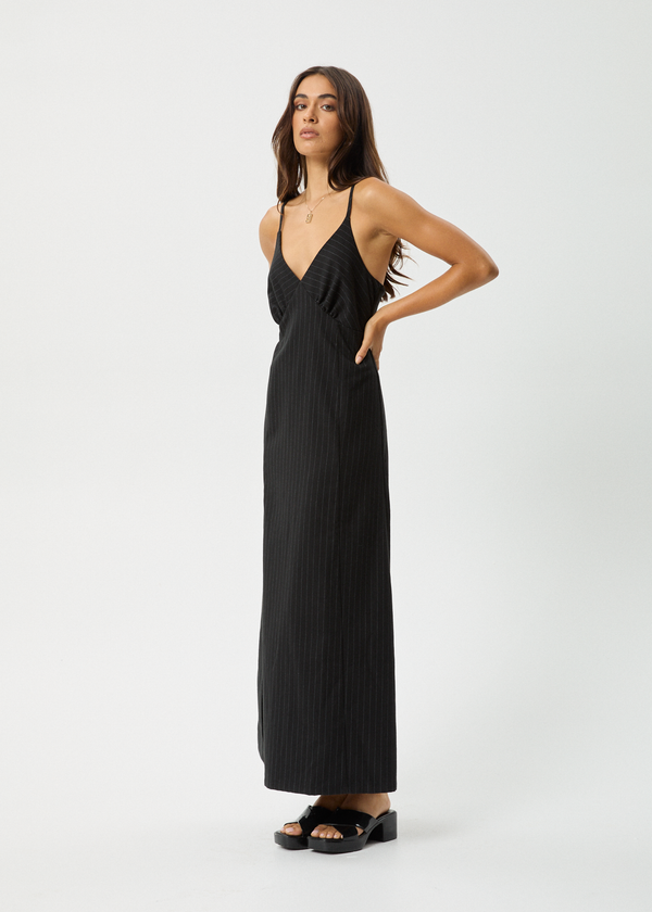 Afends Business - Maxi Dress Black
