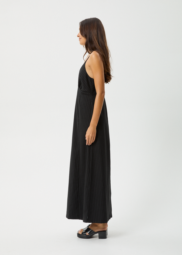 Afends Business - Maxi Dress Black