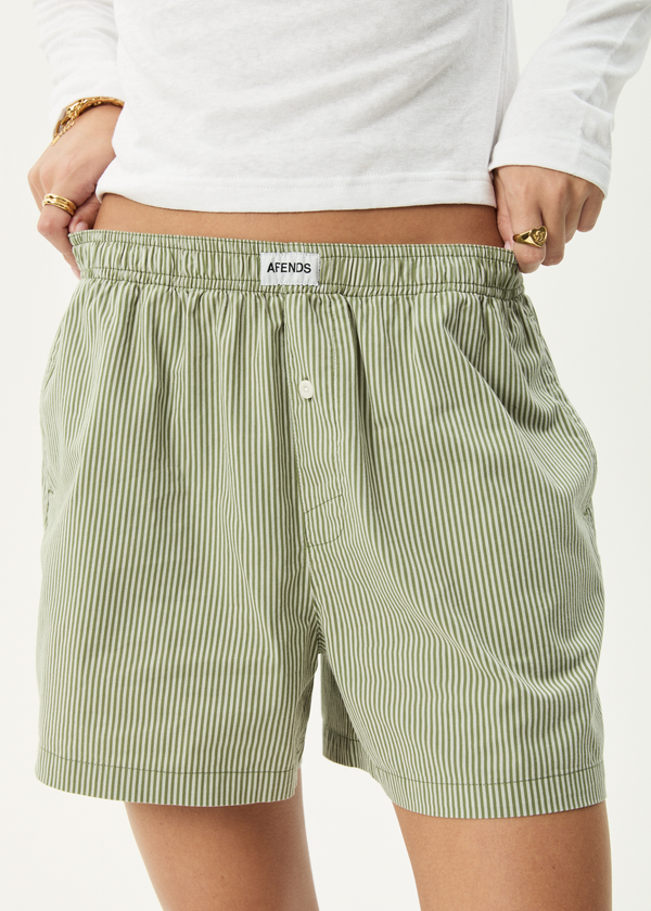 Afends Candy - Boxer Short Oil Green