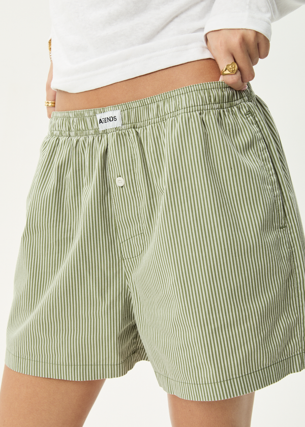 Afends Candy - Boxer Short Oil Green