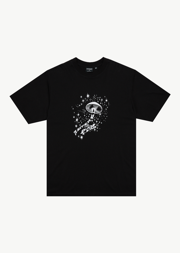 afends Carpet Ride - Retro Tee Black