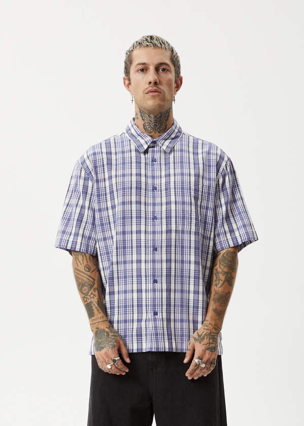 Afends Check Out - Short Sleeve Shirt Marlin