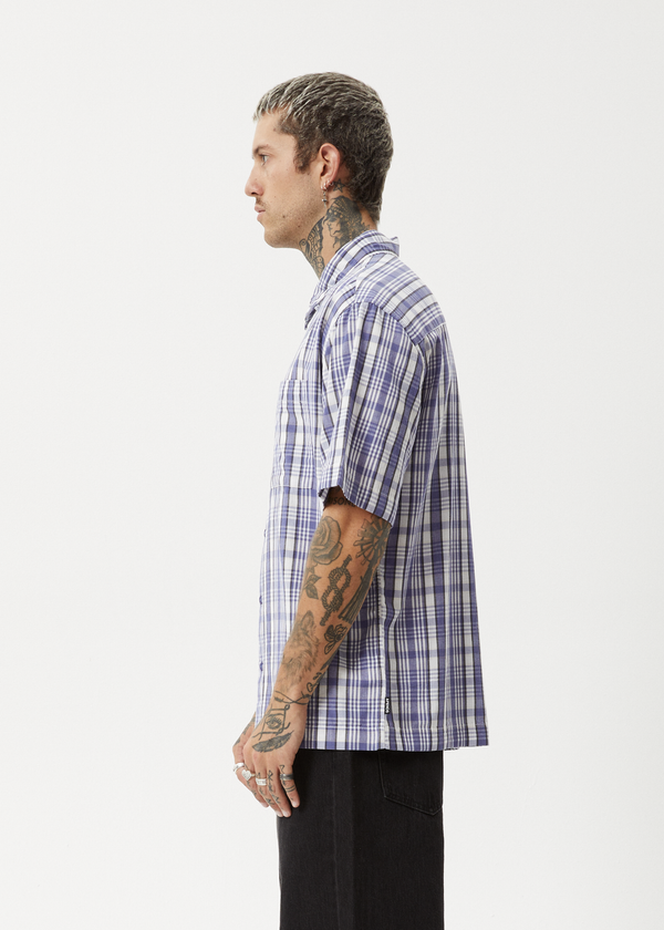 Afends Check Out - Short Sleeve Shirt Marlin