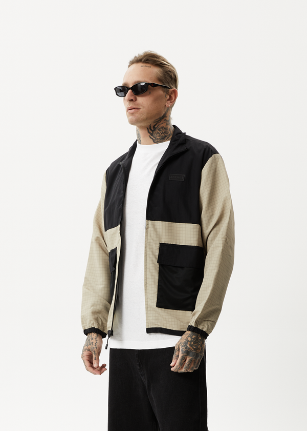 Afends Checkmate - Check Spray Jacket Multi