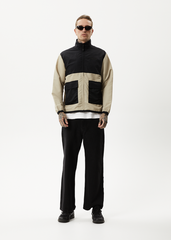 afends Checkmate - Check Spray Jacket Multi