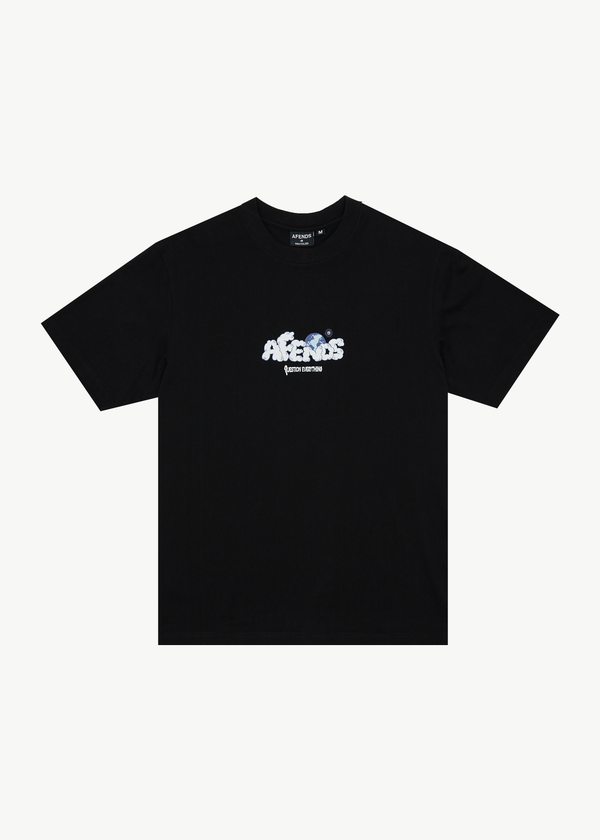 afends Chem Trails - Retro Tee Black