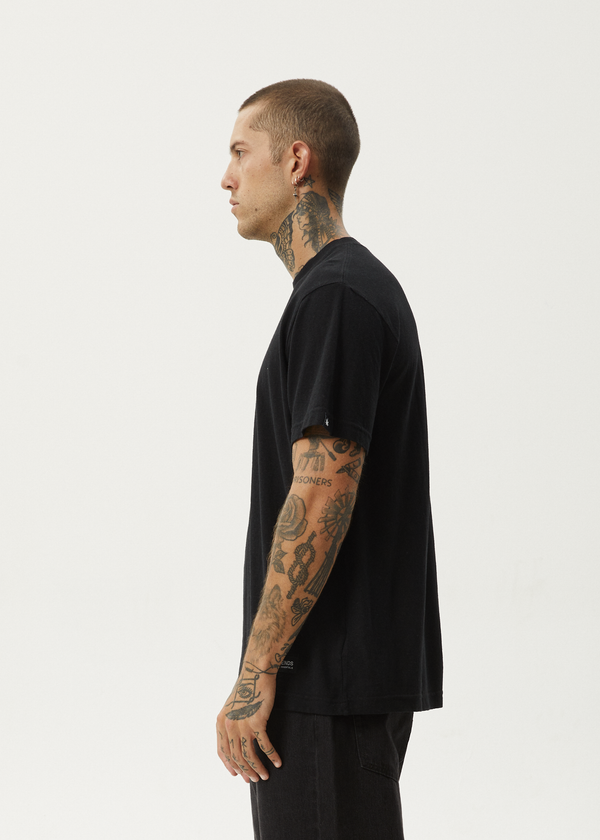 Afends Classic - Retro Tee Black