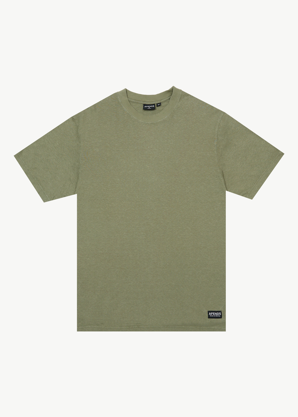 afends Classic - Retro Tee Oil Green