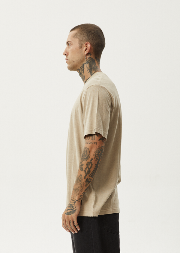 Afends Classic - Retro Tee Taupe