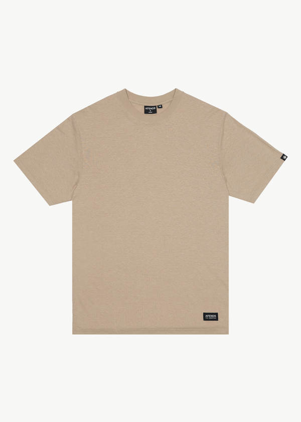 afends Classic - Retro Tee Taupe