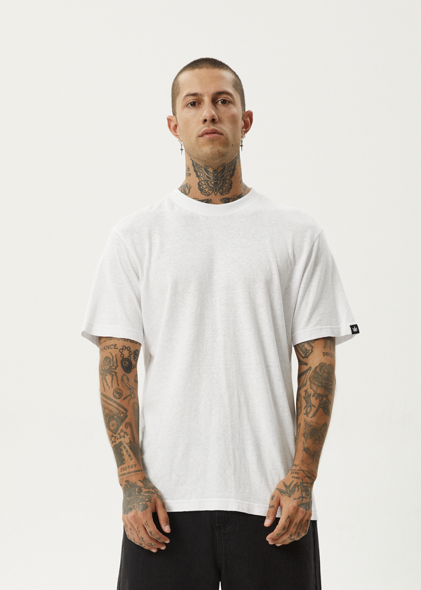 Afends Classic - Retro Tee White