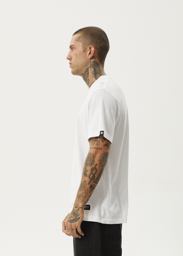 Afends Classic - Retro Tee White