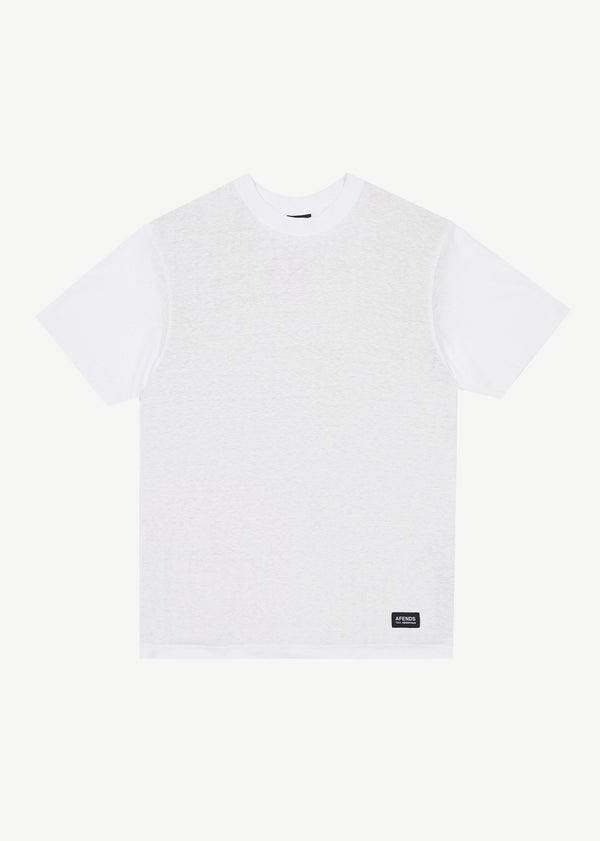afends Classic - Retro Tee White