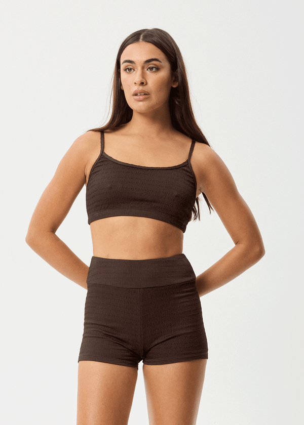 Afends Cleo - Swim Short Coffee