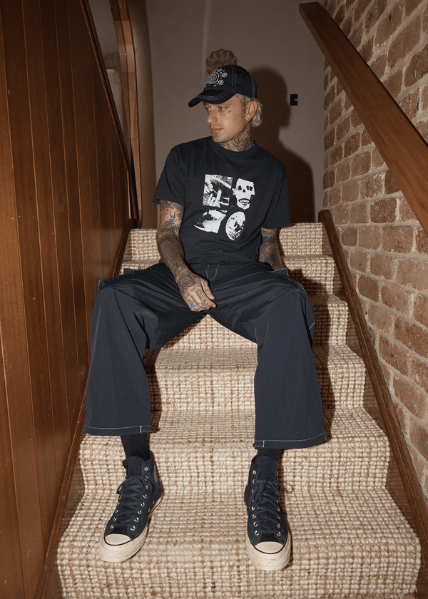 Afends Cosmic - Cargo Pant Black