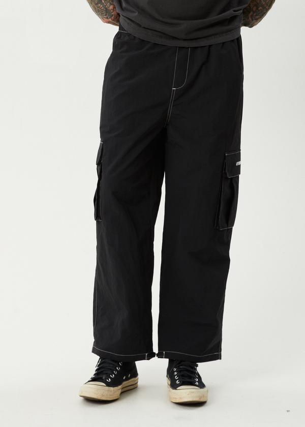 Afends Cosmic - Cargo Pant Black