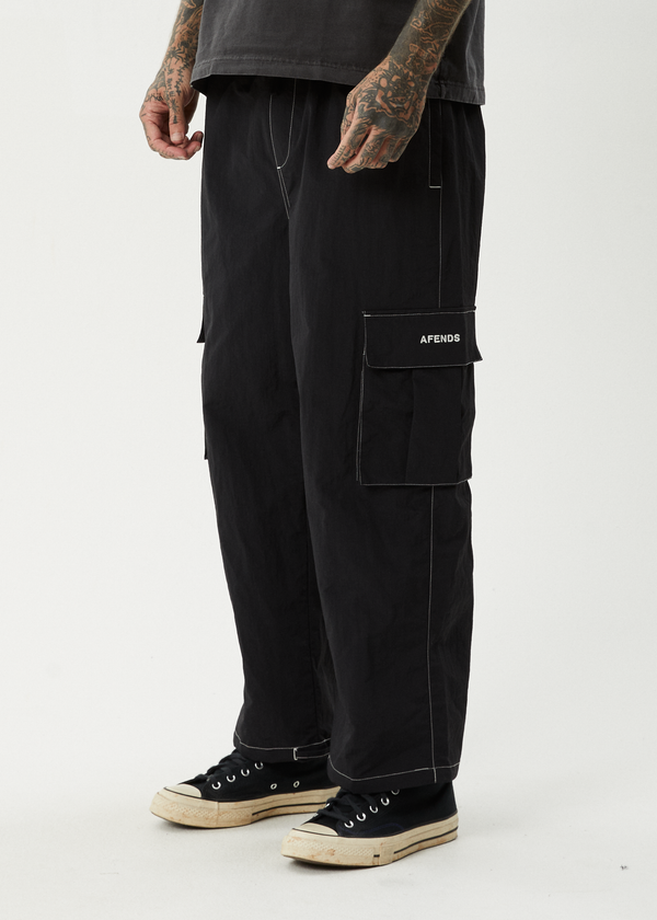 Afends Cosmic - Cargo Pant Black