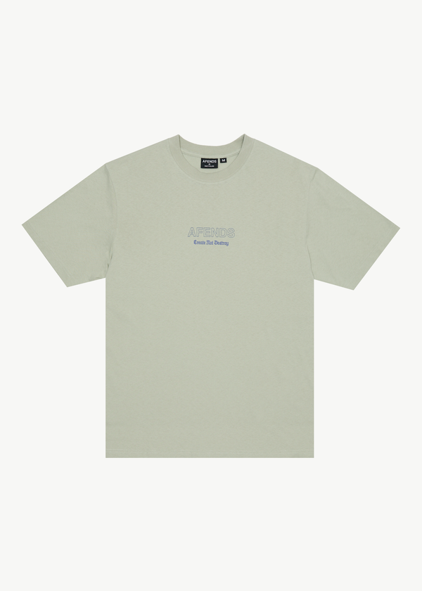 afends Creator - Retro Tee Eucalyptus