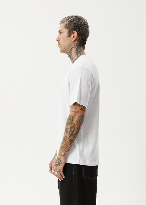 Afends Creator - Retro Tee White