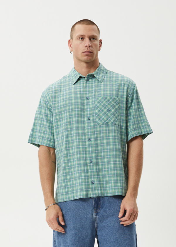 Afends Creator - Short Sleeve Shirt Pine