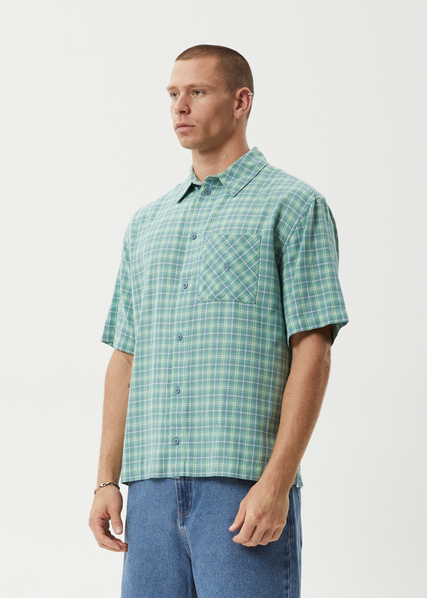 Afends Creator - Short Sleeve Shirt Pine