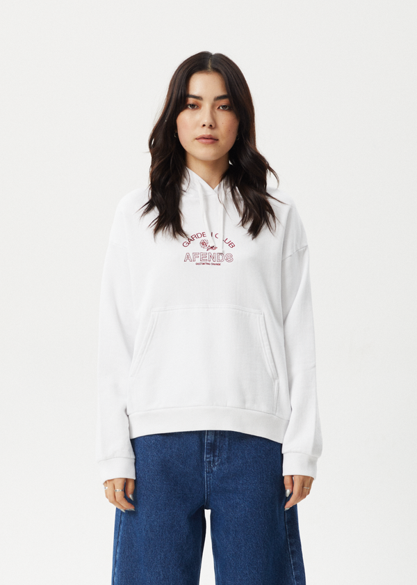 afends Cultivate - Hoodie White