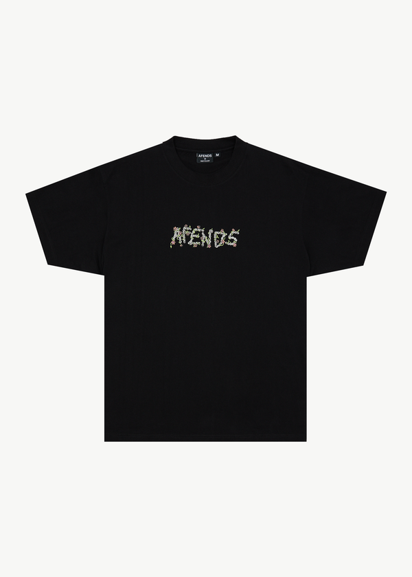 afends Daisy Chain - Boxy Tee Black
