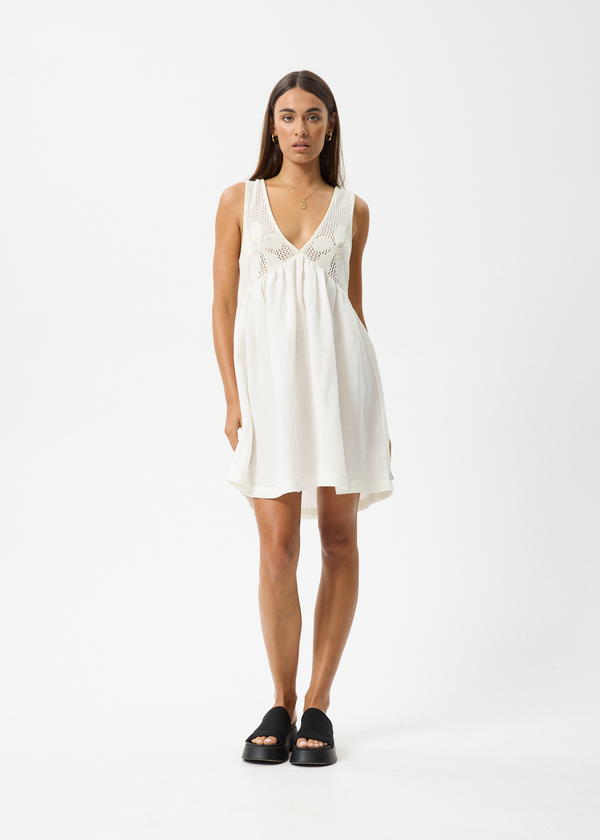 afends Dakota - Mini Dress White