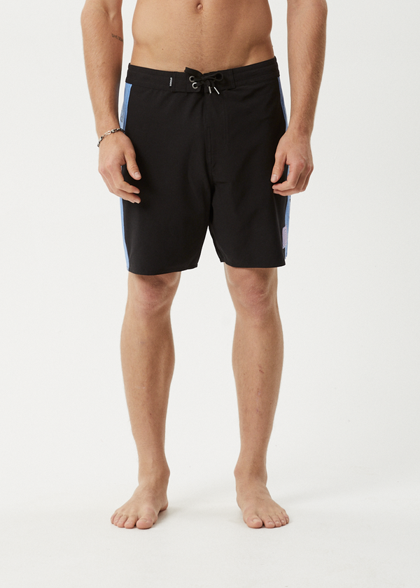 Afends Deep State - Surf Related Boardshort 18" Black