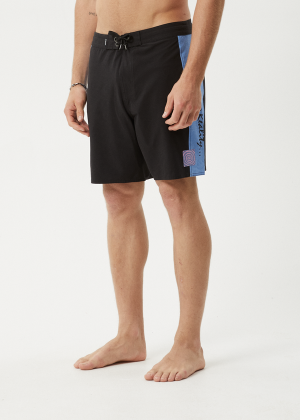 Afends Deep State - Surf Related Boardshort 18" Black