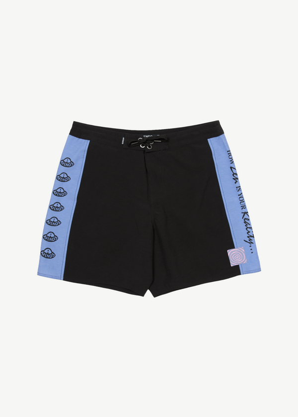 afends Deep State - Surf Related Boardshort 18" Black