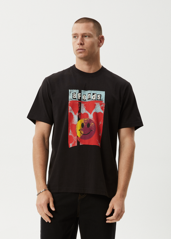 Afends Dime Bag - Retro Tee Black