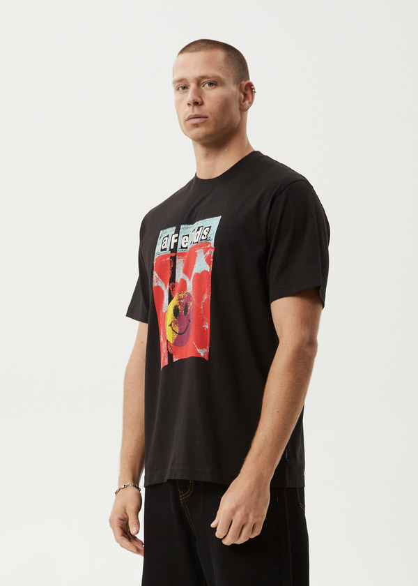Afends Dime Bag - Retro Tee Black