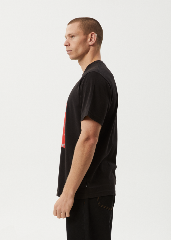 Afends Dime Bag - Retro Tee Black