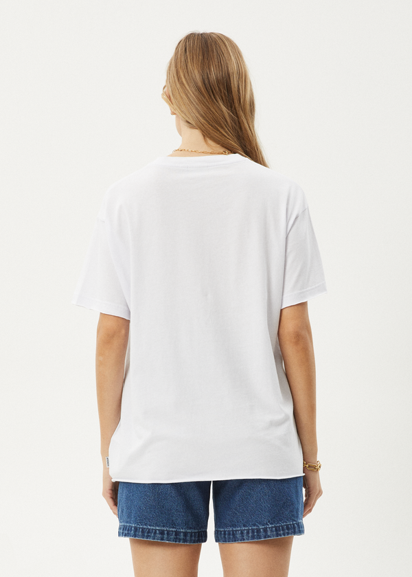Afends Dixie - Oversized Tee White