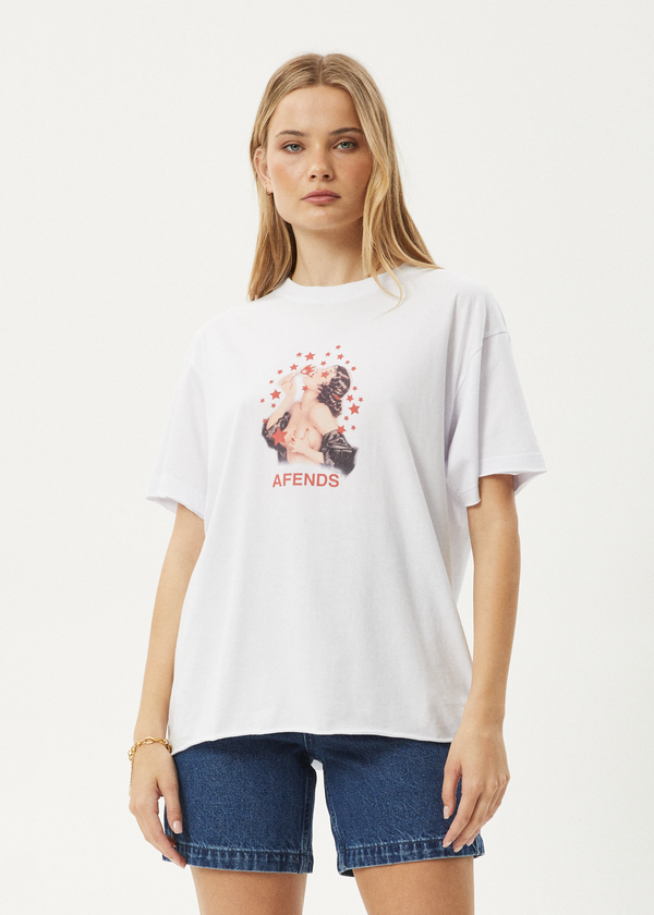 afends Dixie - Oversized Tee White