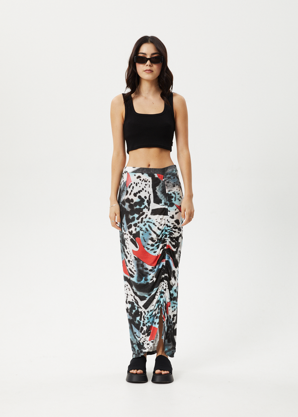 afends Dossy - Sheer Maxi Skirt Black