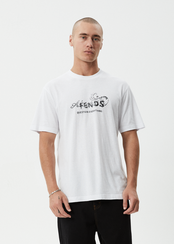 Afends Dreamer - Retro Tee White