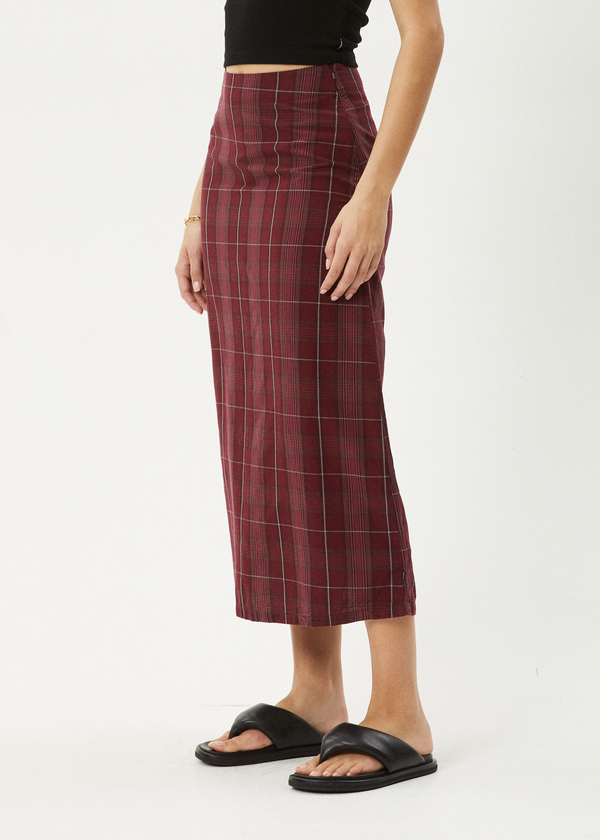 Afends Eboni - Midi Skirt Port