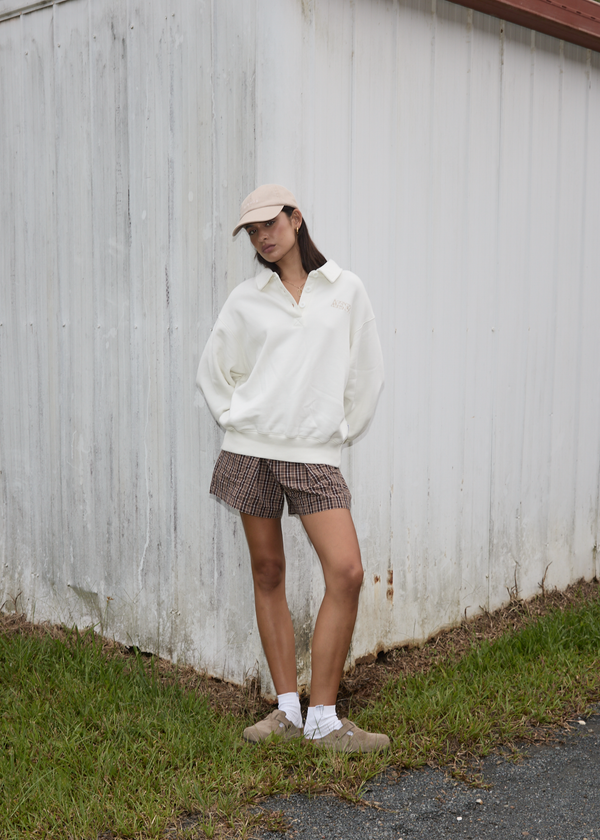 Afends Ellie - Sweatshirt Off White