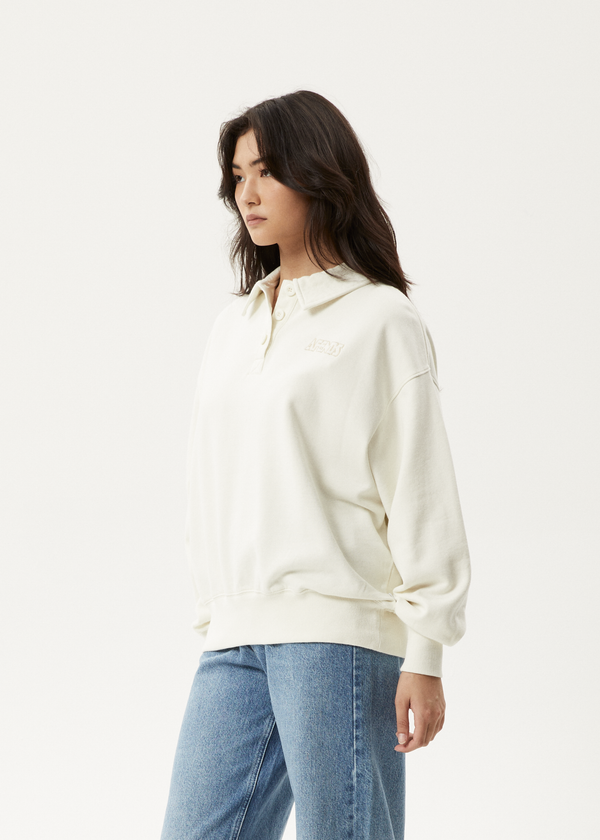 Afends Ellie - Sweatshirt Off White